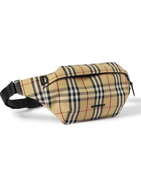 burberry check belt bag|burberry belt bag review.